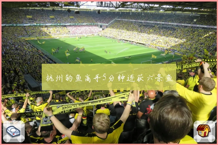 杭州钓鱼高手5分钟连获六条鱼